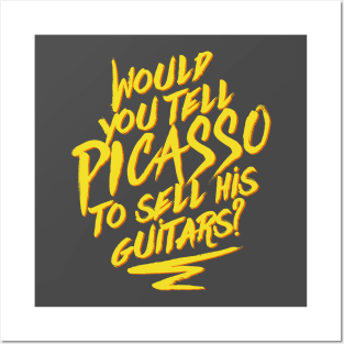 Picasso's Guitars Posters and Art